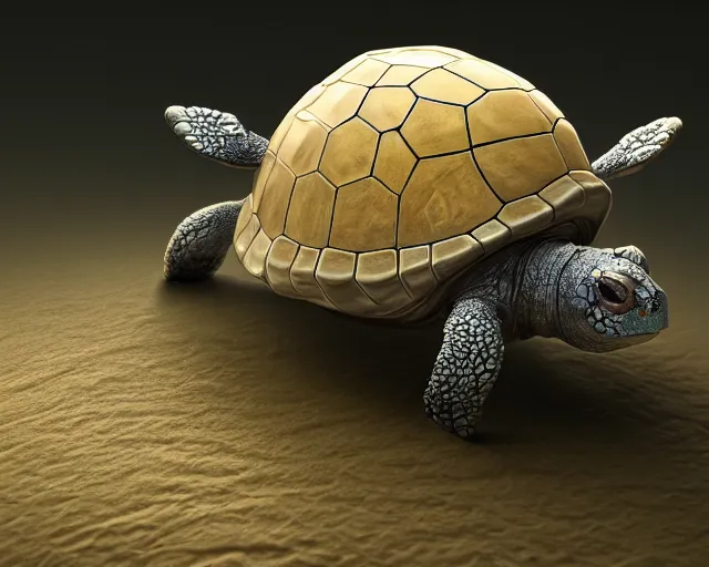 Prompt: Cosmic Turtle carrying world on back, world-bearing turtle, world-tortoise, Ray tracing,Rembrandt lighting,smooth,hyper detailed,sharp focus,Soft light.trending on artstation.4k 8k 16k