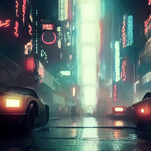 Image similar to wlop in blade runner 2047