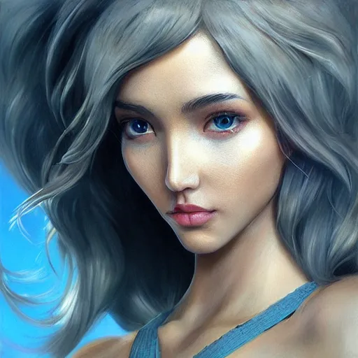 Image similar to a portrait of a character in a scenic environment by artgerm, foam sculpture