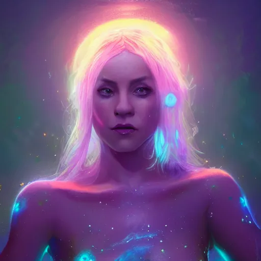 Image similar to Portrait of a Crystal Goddess, huggy wuggy from poppy playtime video game, fullbody, ultra high detailed, glowing lights, oil painting, Greg Rutkowski, Charlie Bowater, Beeple, unreal 5, DAZ, hyperrealistic, octane render, RPG portrait, dynamic lighting, fantasy art, beautiful face