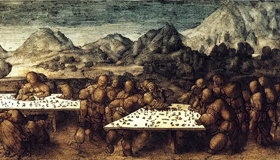 Prompt: bacterial colonies gowing on a plate, by Leonardo Da Vinci, cinematic lighting, establishing shot
