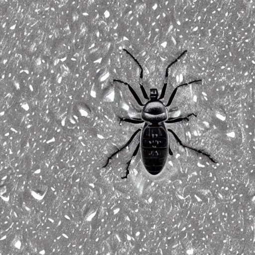 Image similar to electron microscope view of a bug