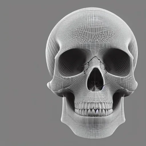 Prompt: human skull made of crystal,glass, 3D, octane render, rtx, ultra detailed