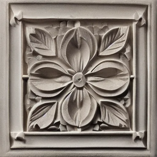 Image similar to carved soapstone relief paneling