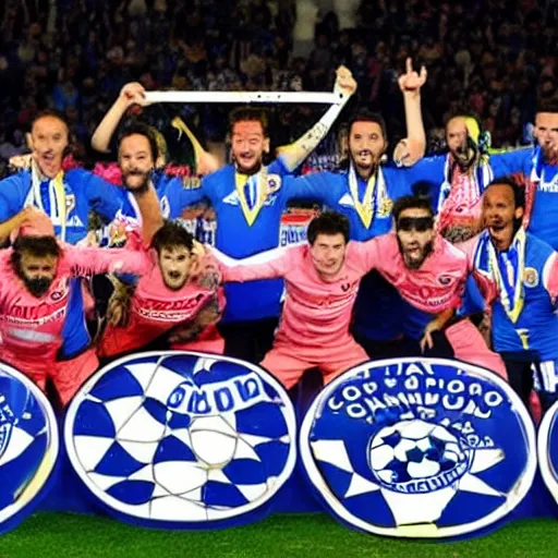 Image similar to deportivo de la coruna winning the champions league