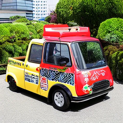 Image similar to Japan’s Kei-tora ‘Mini Truck’ Gardening Contest