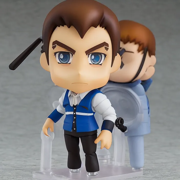 Image similar to jerma 9 8 5, an anime nendoroid of jerma 9 8 5, figurine, detailed product photo