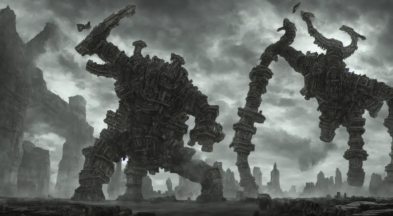 HD desktop wallpaper: Giant, Video Game, Shadow Of The Colossus