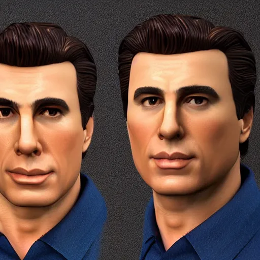 Image similar to high poly john travolta