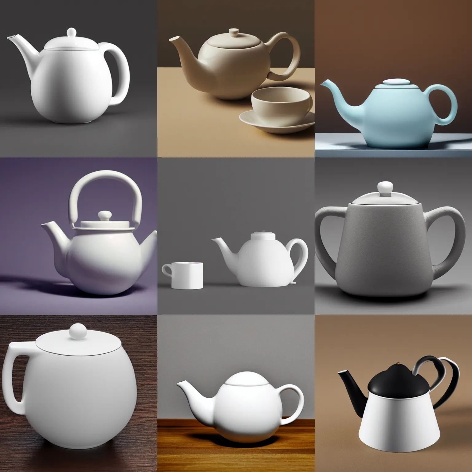 Prompt: a teapot by jony ive