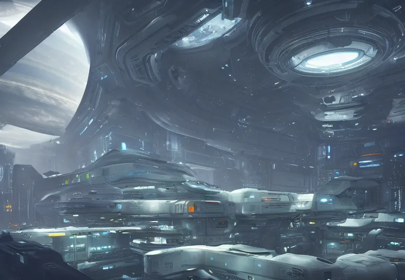 Prompt: a minimalist scifi brutalist futuristic spaceship factory planet with columns of glowing plasma smoke, high dynamic range, ilm, beeple, star citizen halo, mass effect, bladerunner, elysium