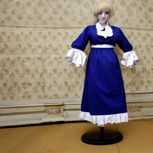Image similar to a maid costume worn by boris johnson