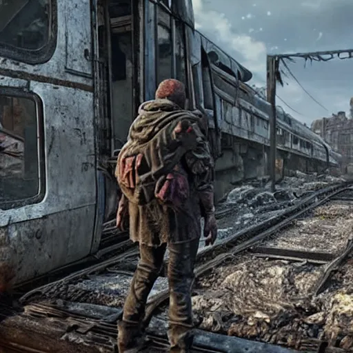 Image similar to a rabbit in the video game Metro Exodus