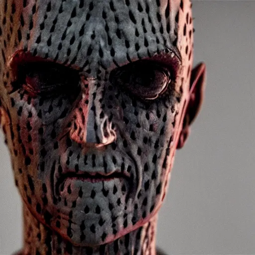 Prompt: 8 k, hyperealistic, detailed, award winning photography of pinhead staring into the camera