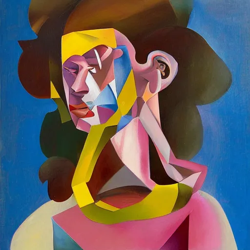 Image similar to rosalia by dana schutz