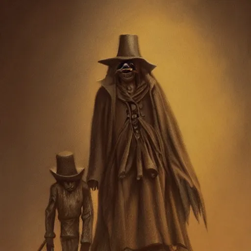 Image similar to papa legba, by john kenn mortensen, horror, dark, digital art, realistic painting, very detailed, character design, trending on artstation