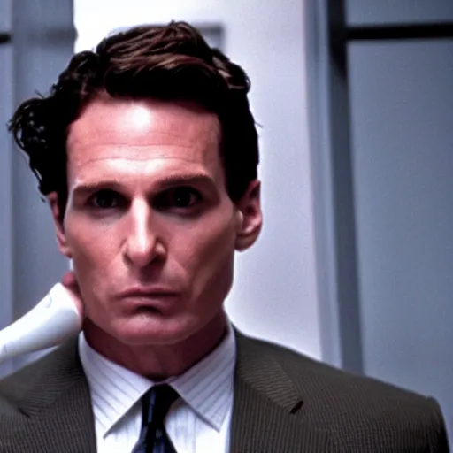 Image similar to patrick bateman