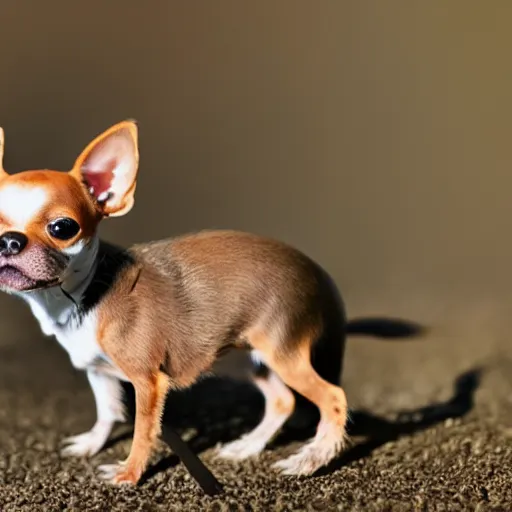 Image similar to photo of a hybrid between an ant and a chihuahua