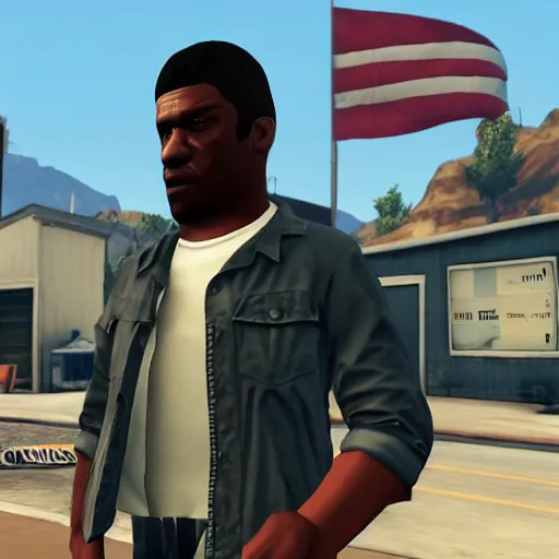 Image similar to Homelander From the series the boyz, from Grand Theft Auto V (2013 video game)