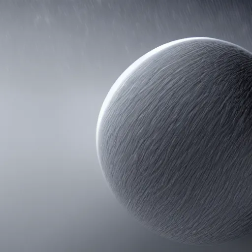 Image similar to storm of sphere atoms, photorealistic, 4 k