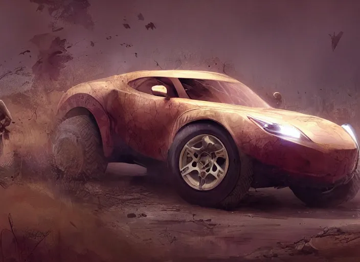 Image similar to a beautiful concept design of an old car converted into offroad sport. car design by cory loftis, fenghua zhong, ryohei hase, ismail inceoglu and ruan jia, henrik fisker and bruce kaiser and scott robertson and dmitry mazurkevich and doruk erdem and jon sibal, volumetric light.