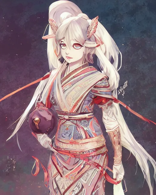 Image similar to A full-body anime portrait of Ssunbiki as a beautiful woman wearing a kimono from Skyrim, by Stanley Artgerm Lau, WLOP, Rossdraws, James Jean, Andrei Riabovitchevy, Marc Simonetti, and Sakimichan, trending on artstation