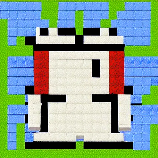 Image similar to toad minecraft