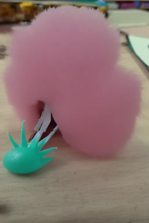 Image similar to plumbus, cuticle and hot glue