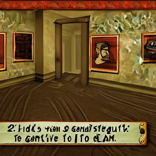 Image similar to in-game screenshot of sigmund freud ps2 game