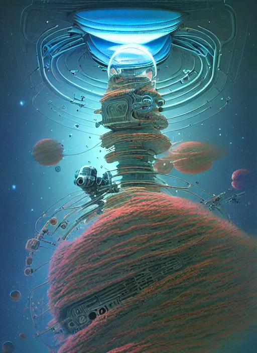 Image similar to design only! 2 0 5 0 s retro future art 1 9 7 0 s science fiction borders lines decorations space machine, mech, robot. muted colors. by jean - baptiste monge, ralph mcquarrie, marc simonetti, 1 6 6 7. mandelbulb 3 d, fractal flame, jelly fish, coral, cinematic lightning