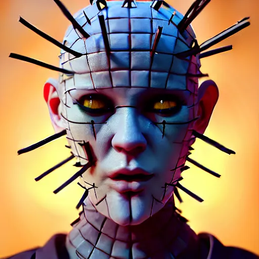 Image similar to hellraiser by sana takeda, nvidia rtx reflections, octane render 1 2 8 k resolution, extreme high intricate details, digital anime art by wlop, medium shot, mid - shot, composition by ilya kuvshinov, lighting by greg rutkowski