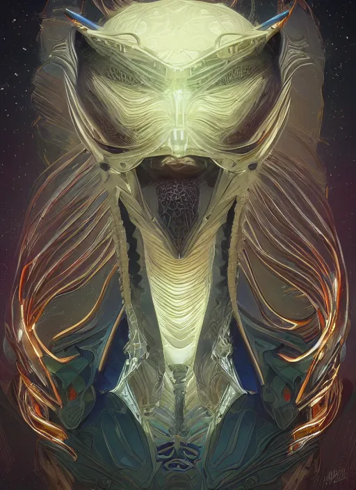 Image similar to symmetry!! portrait of starfish alien in the style of horizon zero dawn, machine face, intricate, elegant, highly detailed, digital painting, artstation, concept art, smooth, sharp focus, illustration, art by artgerm and greg rutkowski and alphonse mucha, 8 k