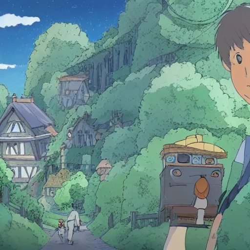 Prompt: Simon lane in the style of studio Ghibli, high detail, 4k