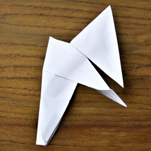 Prompt: origami bird step by step instructions