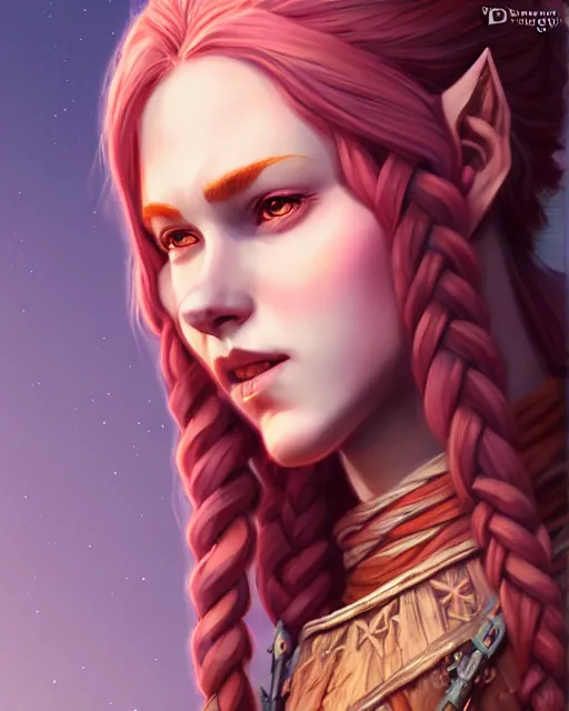 soft pretty female firbolg dungeons and dragons long | Stable Diffusion ...