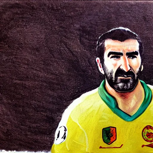 Image similar to Eric Cantona by Okamura Tim