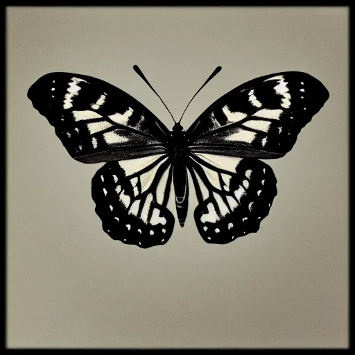 Prompt: a Rorschach ink blot of a butterfly