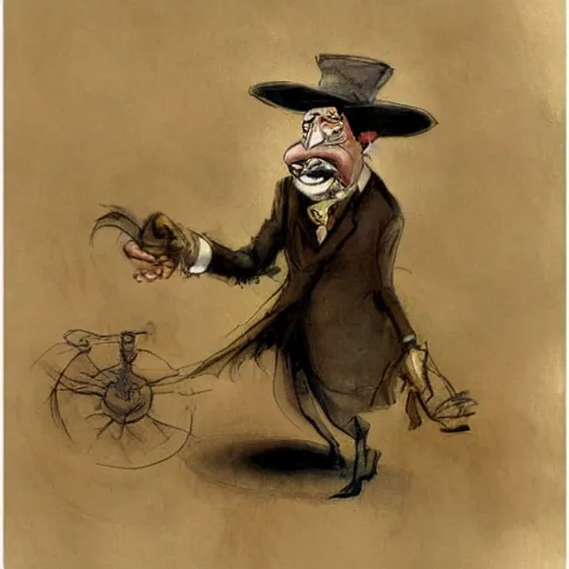 Image similar to the drunk french baron by peter de seve