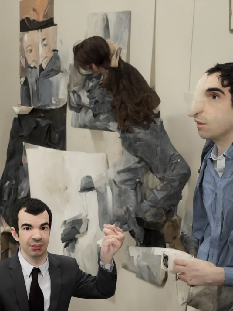 Image similar to nathan fielder is an artistic genius