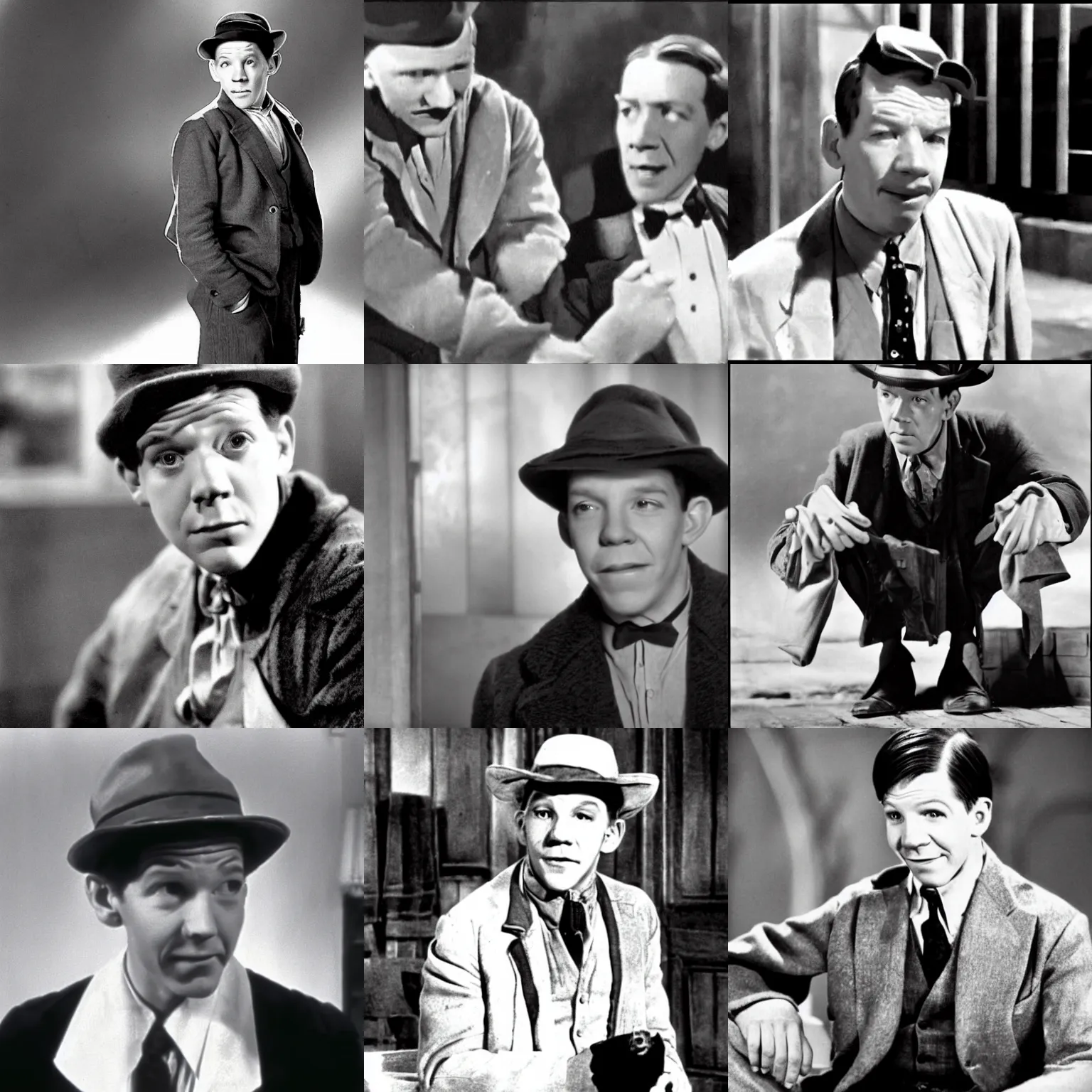 Prompt: thirtyone years old lee evans as ( ( ( tramp ) ) ) in the movie : ( ( ( city lights ) ) ) ( 1 9 3 1 )