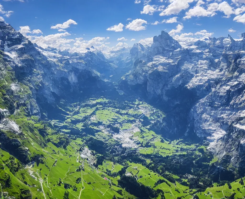 Image similar to Amazing Switzerland Landscape that are out of this world 8k