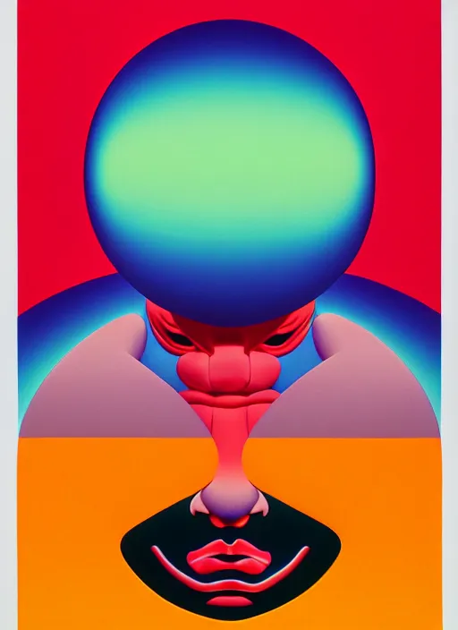 Image similar to devil by shusei nagaoka, kaws, david rudnick, airbrush on canvas, pastell colours, cell shaded, 8 k