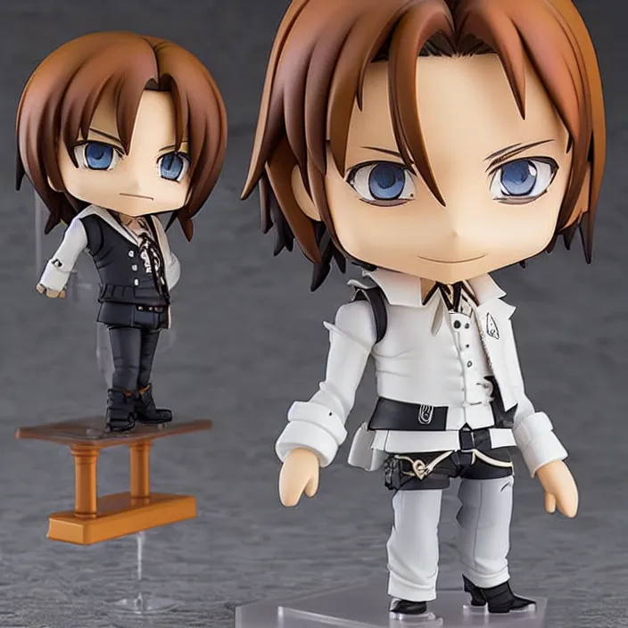 Prompt: [Johnny Depp], An anime Nendoroid of [Johnny Depp], figurine, detailed product photo