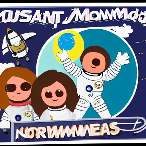 Image similar to astronaut mommies