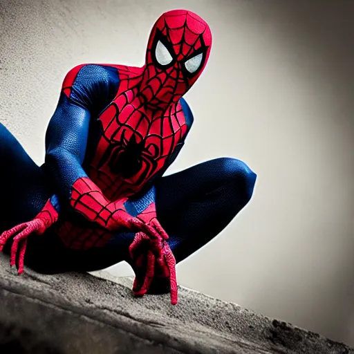 Image similar to spider - manon a black costum