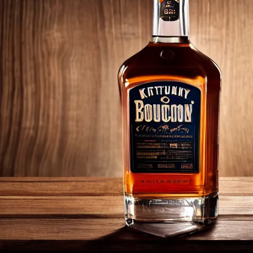 Prompt: kentucky bourbon on a table