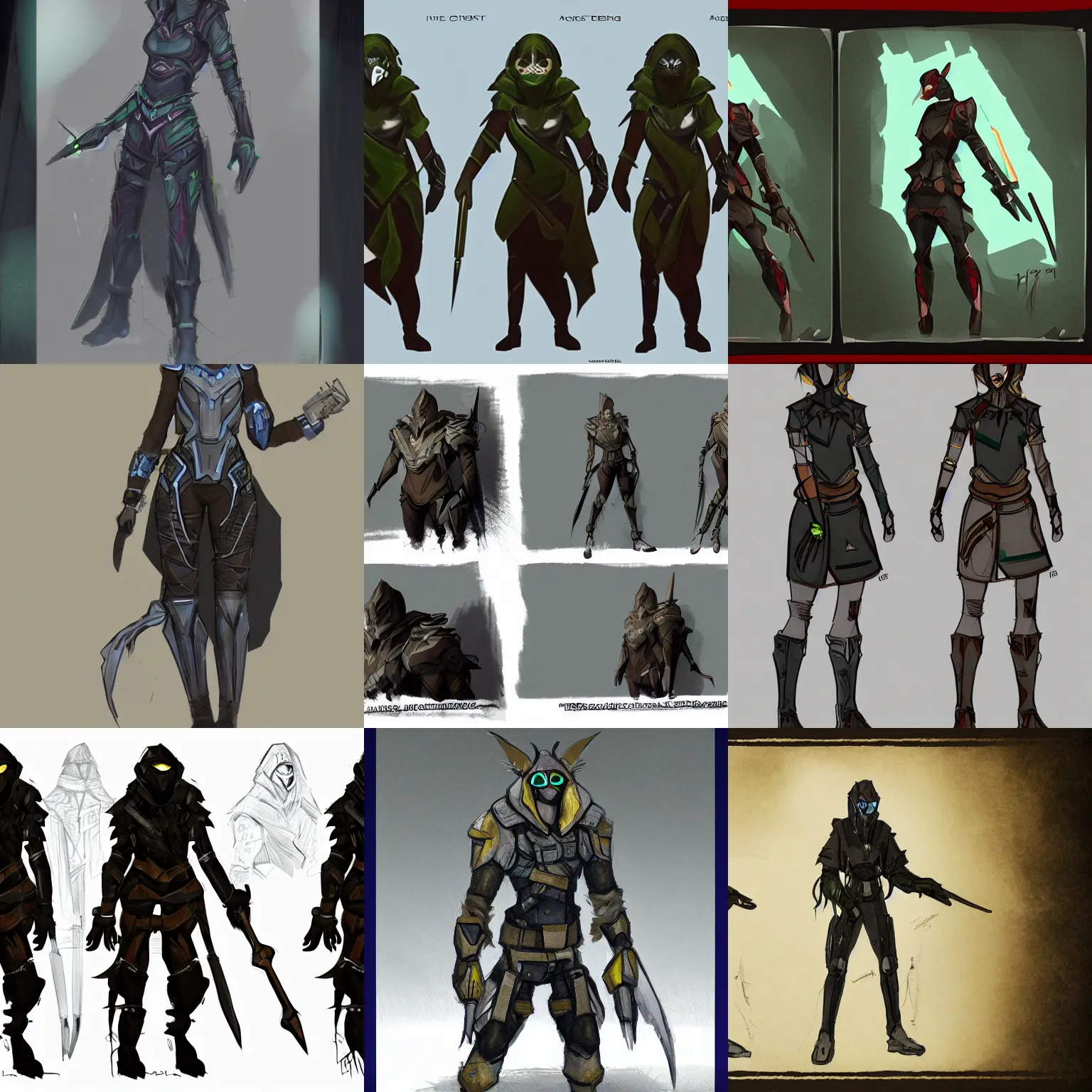 Prompt: Concept art of Hunter: The Vigil, the Cheiron Group