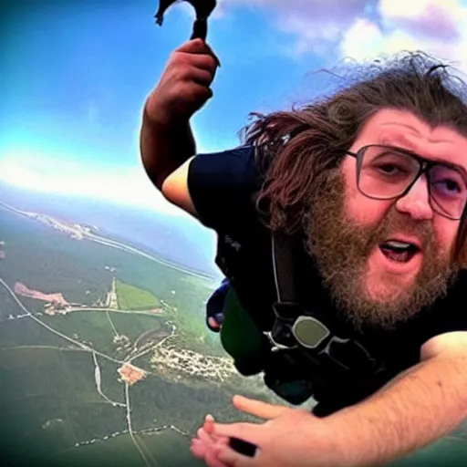 Prompt: “GoPro footage of Hagrid skydiving accident”