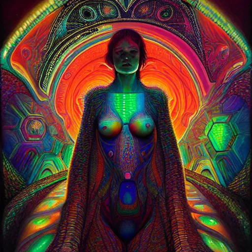Image similar to ! dream hyper detailed masterpiece, neon cymatic pattern, scutoid geometry, jean giraud, digital art painting, darkwave goth aesthetic, psychedelic, artgerm, donato giancola, tom bagshaw