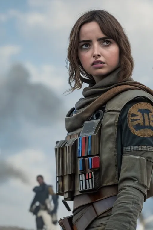 Prompt: Ana de Armas in Rogue One: A Star Wars Story (2016)